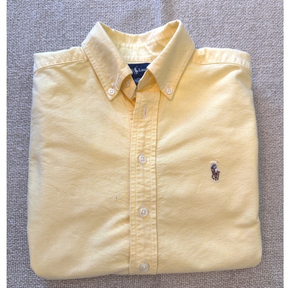 Boys Ralph Lauren Long Sleeve Button Down Shirt Bundle Size 8 Cotton - Picture 3 of 15